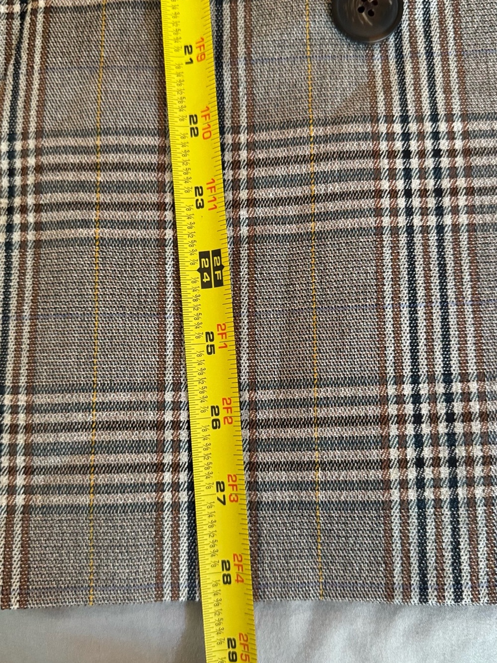 MADEWELL Caldwell Menswear Plaid Double-Breasted Blazer Classic Jacket - Picture 14 of 16
